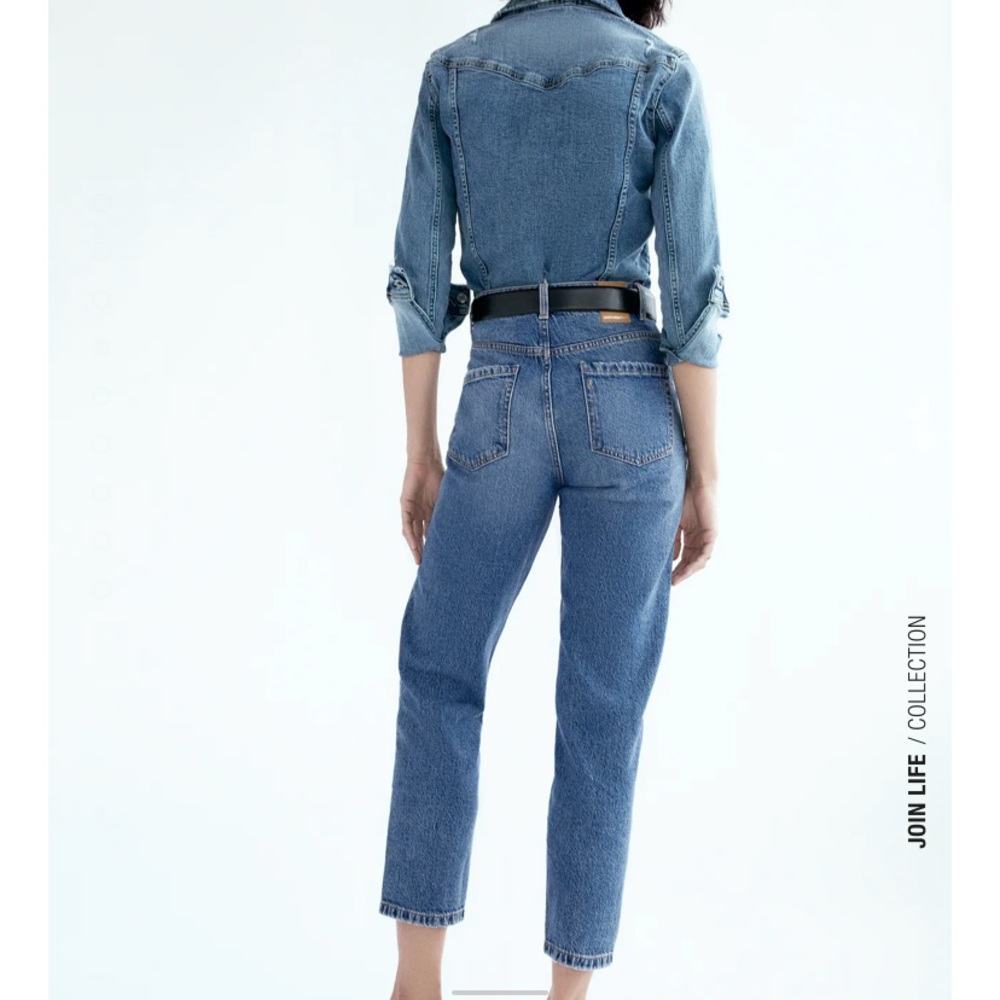 NWT Zara mom slim fit high waist jeans